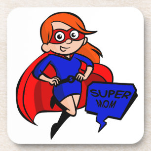 redhead super mum coaster
