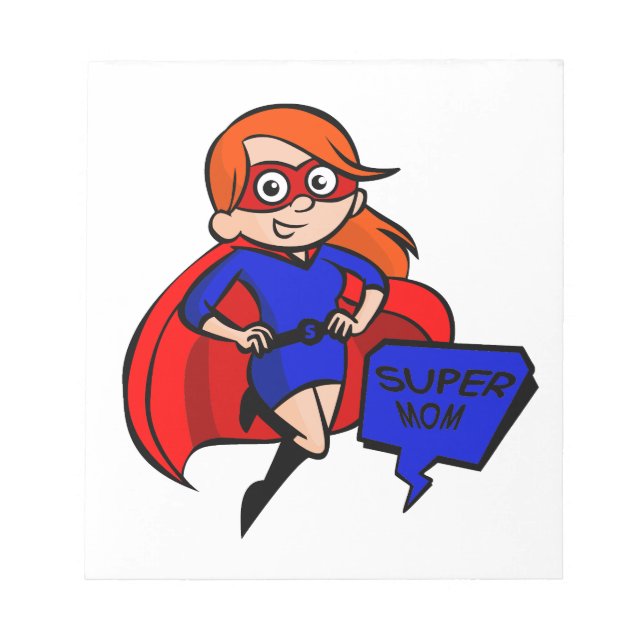 redhead super mum notepad (Front)