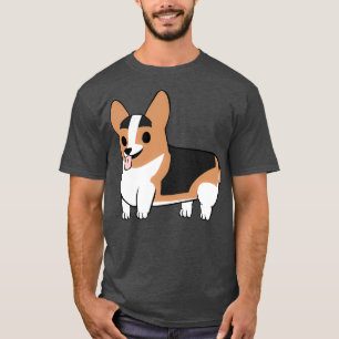 Redhead Tricolor Corgi T-Shirt