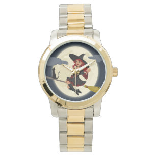 REDHEADED HALLOWEEN WITCH WATCH