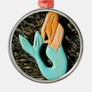 redheaded mermaid ornament