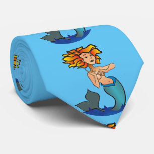 Redheaded Mermaid Thunder_Cove Tie