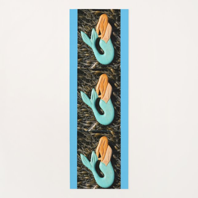 Redheaded Mermaid Thunder_Cove Yoga Mat (Front)