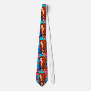 redheaded mermaid tie
