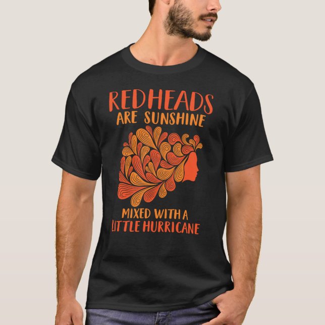 Redheads Are Sunshine Mixed With A Little T-Shirt (Front)