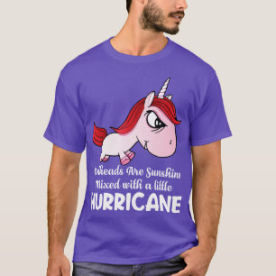 Redheads Are Sunshine Mixed With A Little Unicorn T-Shirt