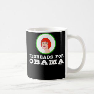 Redheads for Obama mug