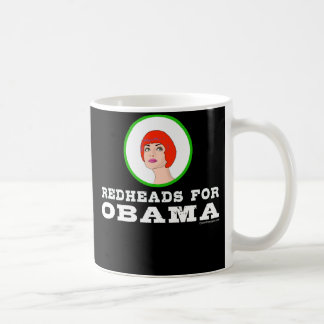 Redheads for Obama mug