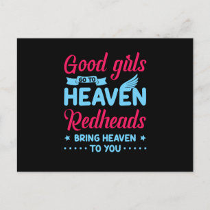 Redheads Red Hair Redhead Ginger Freckles Gift Postcard