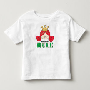 Redheads Rule Redhead Toddler Kid Tee