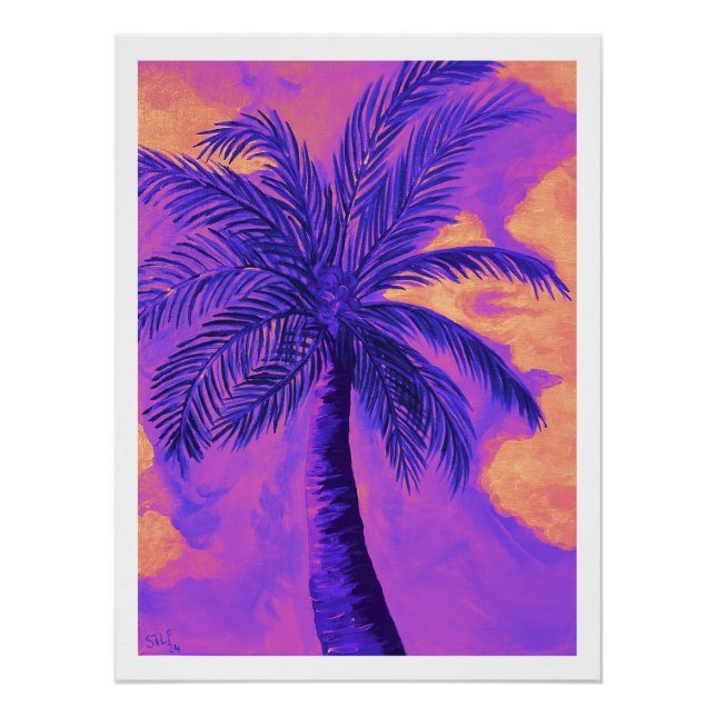 Redland Bay Palm Tree Tropicana Poster (Front)