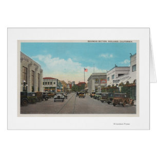 Redlands, CA - Business District Town Centre Vie