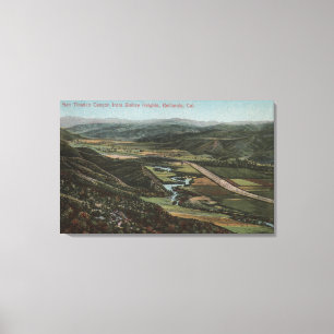 Redlands, CA - San Timeteo Canyon from Smiley Canvas Print