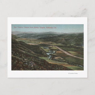 Redlands, CA - San Timeteo Canyon from Smiley Postcard