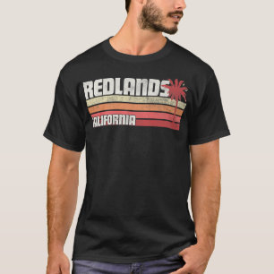 Redlands California CA Vintage 70s 80s Gift Beach  T-Shirt