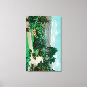 Redlands valley and orchards from Smiley's Canvas Print