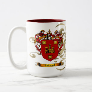 Redmond Coat of Arms Two-Tone Coffee Mug