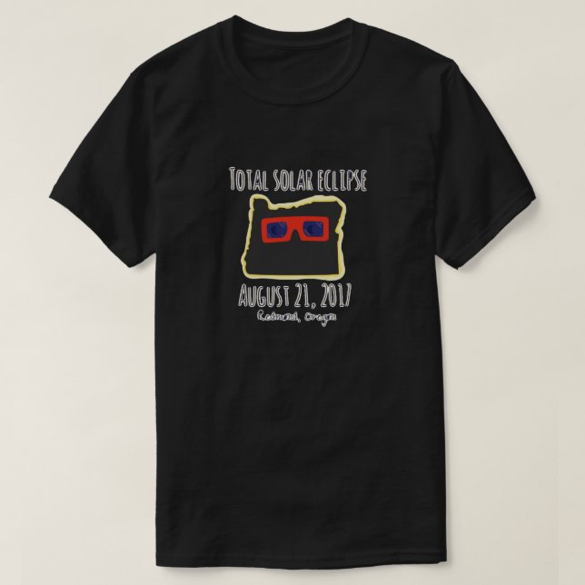 Redmond Oregon Eclipse 2017 Shirt (Design Front)