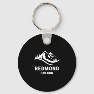 Redmond oregon mountains souvenir memorabilia key ring