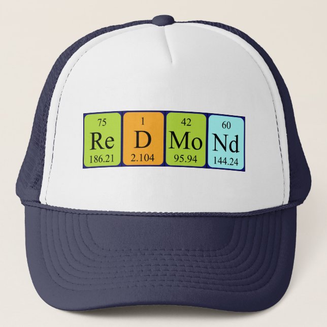 Redmond periodic table name hat (Front)