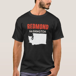 Redmond Washington USA State America Travel Washin T-Shirt