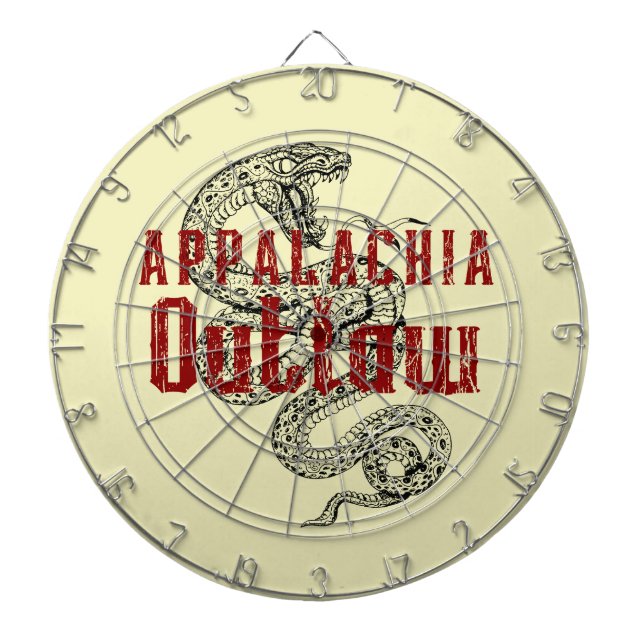 Redneck Appalachia Outlaw Dartboard (Front)