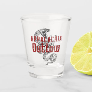 Redneck Appalachia Outlaw Shot Glass