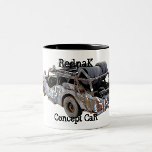 Redneck Car Two-Tone Coffee Mug