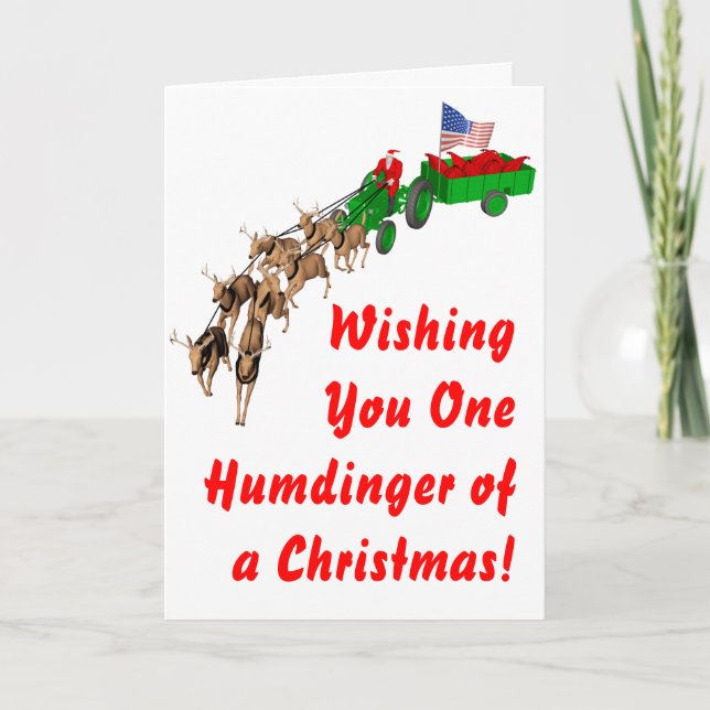 Redneck Christmas Holiday Card (Front)