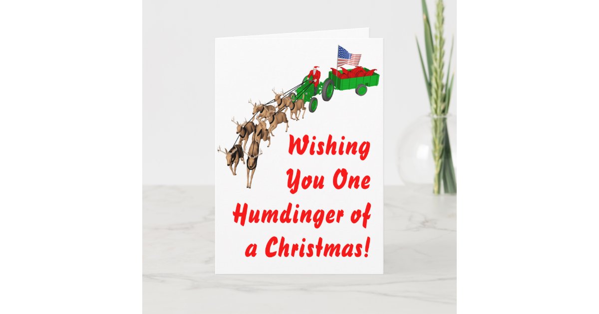 Redneck Christmas Holiday Card | Zazzle