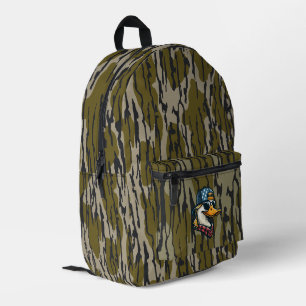 Redneck Duck Bottom Lands Camo Duck Hunting Printed Backpack