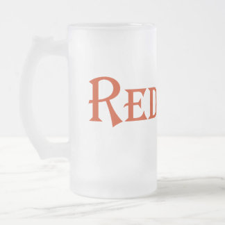 Redneck Frosted Glass Beer Mug