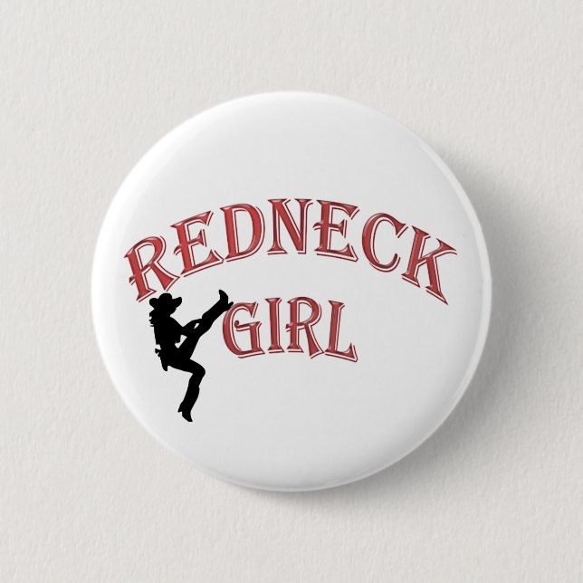 Redneck Girl Button (Front)