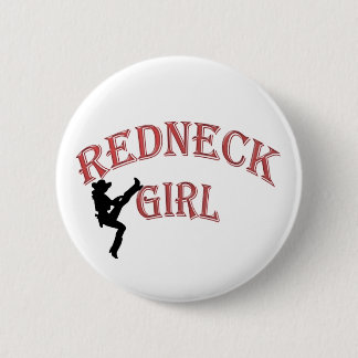 Redneck Girl Button