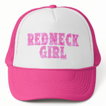 Redneck Girl Pink Camo Hats