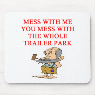 redneck hillbilly joke mouse mat