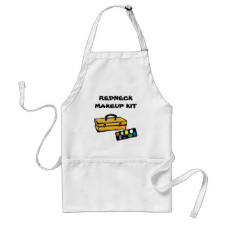 Redneck makeup kit apron