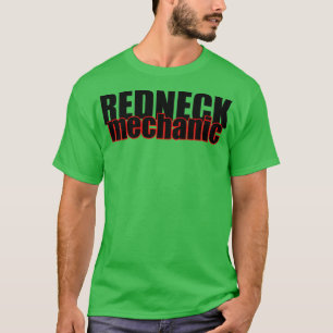 Redneck Mechanic Red  T-Shirt