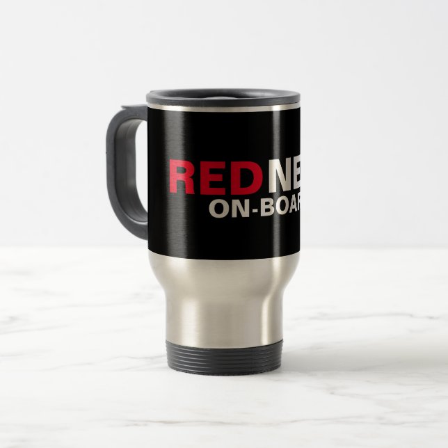Redneck On-Board Travel Mug (Front Left)