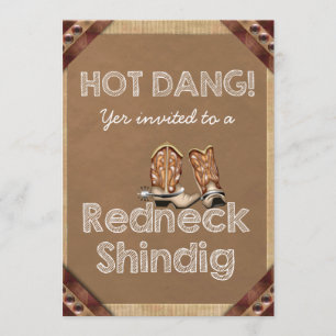 Redneck Party Invitations