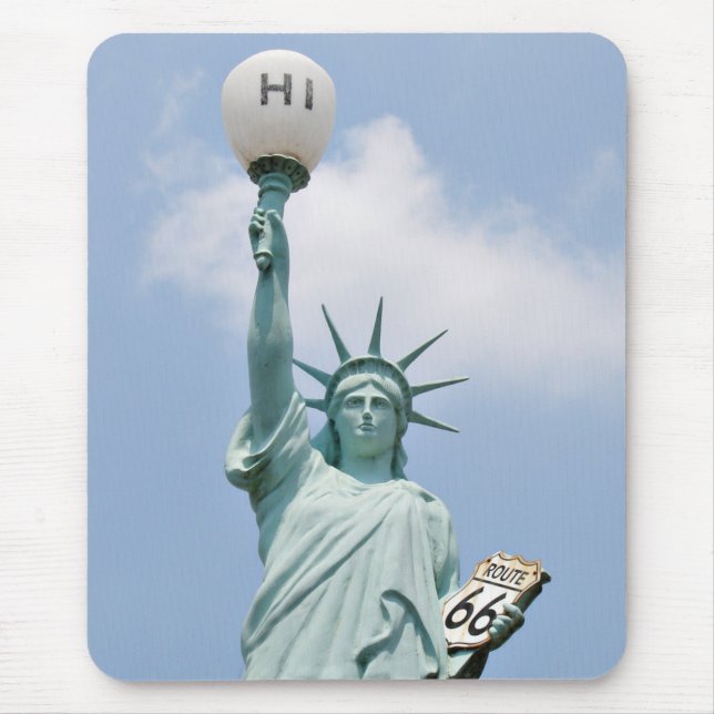 Redneck Statute of Liberty Mouse Mat (Front)