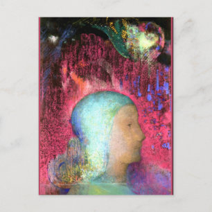 Redon - Profile on Red Meanders Postcard