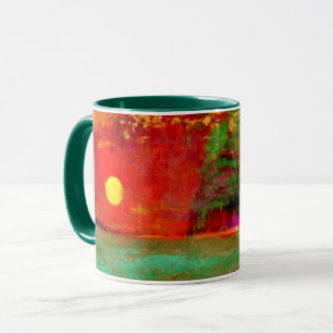 Redon - Sunset, colourful artwork Mug