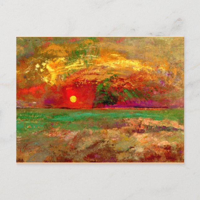 Redon - The Sunset Postcard (Front)