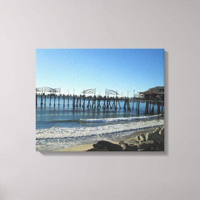 REDONDO BEACH, CA #3 ON CANVAS     20 "x 16" Print (Front)
