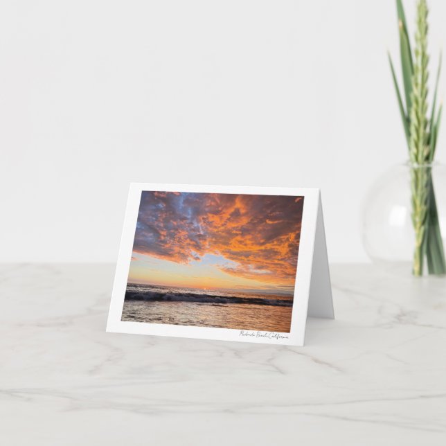 Redondo Beach, California  Note Card (Front)
