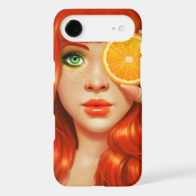 RedOrange Case-Mate iPhone Case (Back)