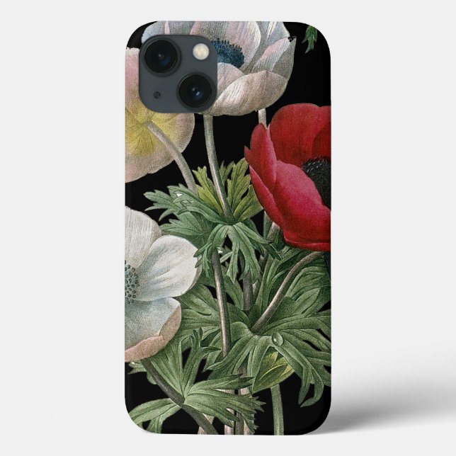 Redoute: Anemone, 1833 Case-Mate iPhone Case (Back)
