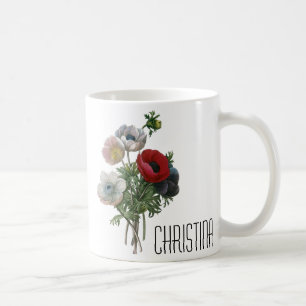 Redoute: Anemone, 1833 Coffee Mug