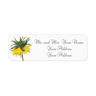Redoute Botanical Custom Address Labels